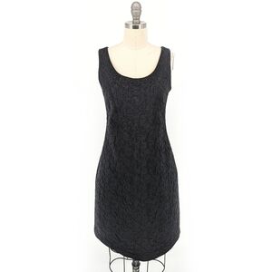 Nanette Lepore Floral Jacquard A Line Dress Black 4 cocktail party holiday